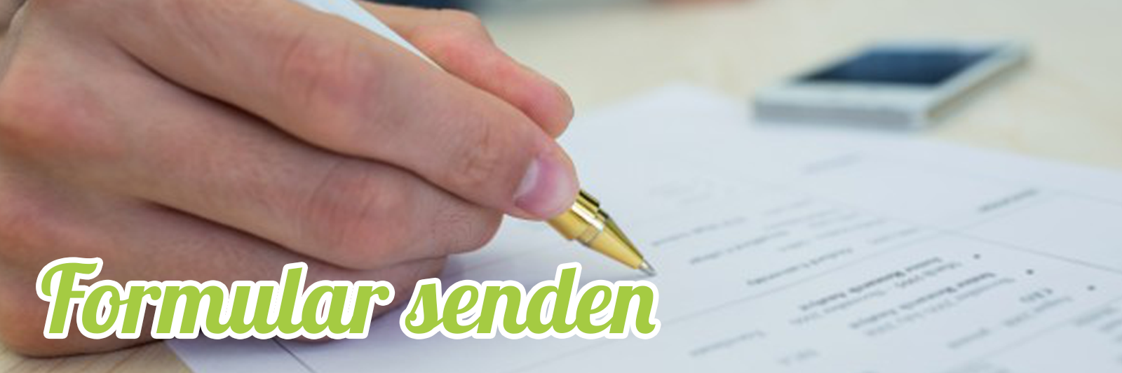 Formular ausfüllen Formular ausfüllen