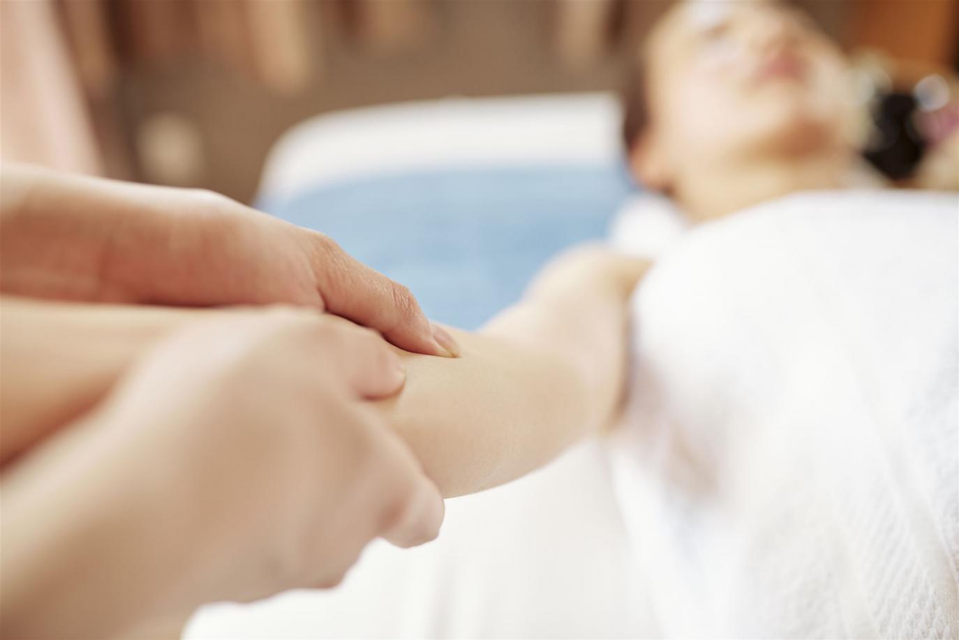 Lymphdrainage am Arm Lymphdrainage am Arm